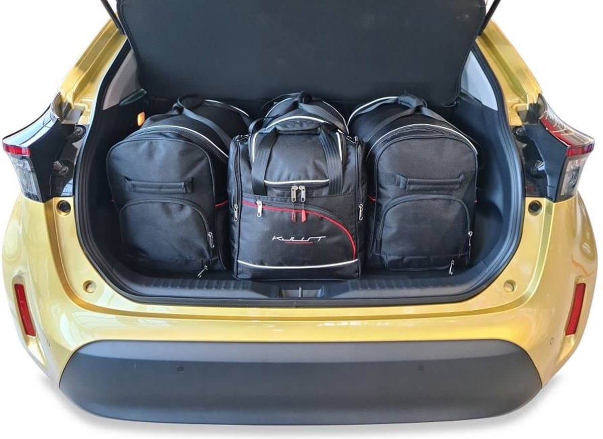 Toyota Yaris Cross 2020+ 4-delig Reistassen Op Maat Auto Interieur Kofferbak Organizer Accessoires