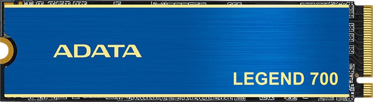 Adata Legend 700 512GB - SSD - M.2 2280 - PCI Express 3.0 x4 - 512 GB - NVMe 1.3 - 160TB - PS5 compatible - zwart