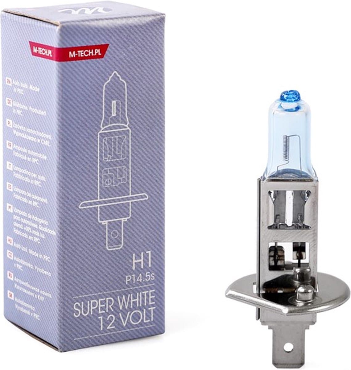 M-Tech SuperWhite H1 12V 55W - Enkel