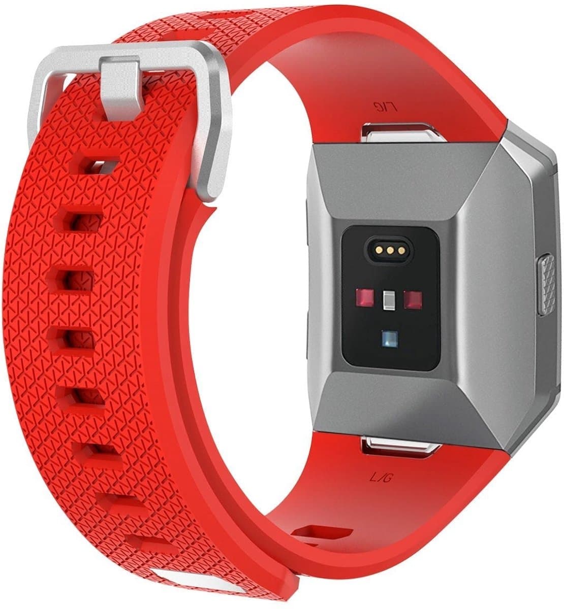 watchbands-shop.nl Siliconen bandje - Fitbit Ionic - Rood