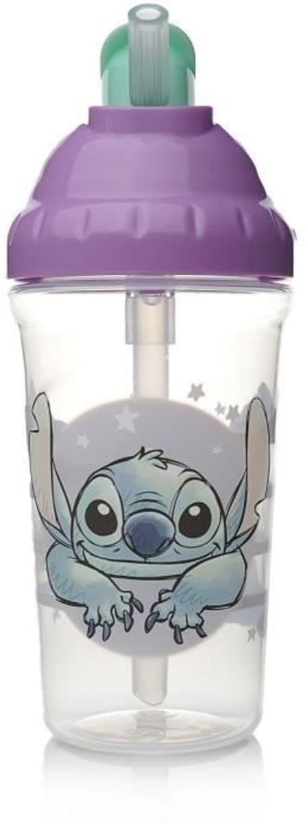 Rietjesbeker - THERMOBABY - 295 ml - Anti-lek - Lilo & Stitch
