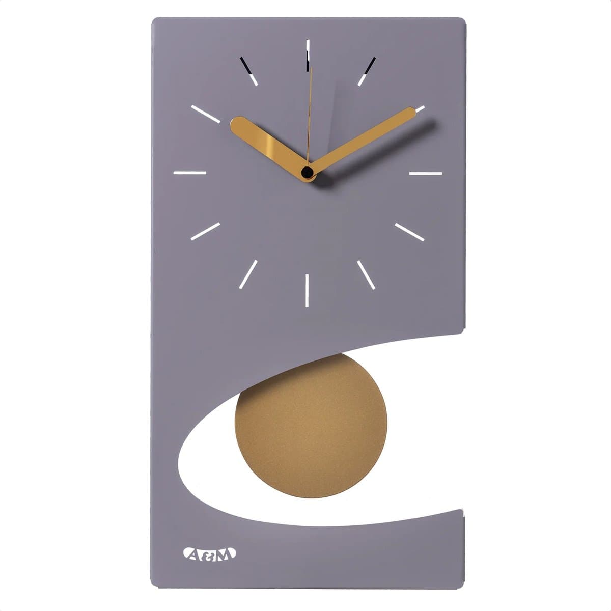 Wandklok met slinger MODERN DESIGN