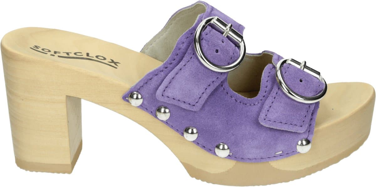 Softclox - S3572 EVI - Klompen - Kleur: Paars - Maat: 37