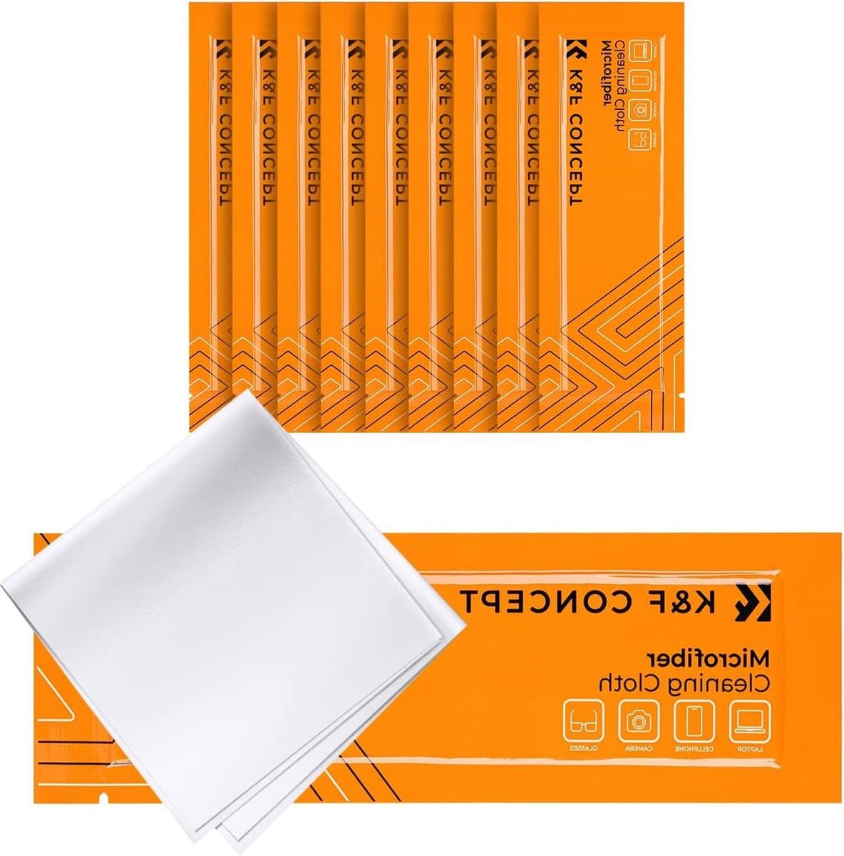 40 stuks Microvezel reinigingsdoeken - lensreinigingsdoek voor cameralenzen, brillen, schermen, camera's, tabletten - wasbaar
