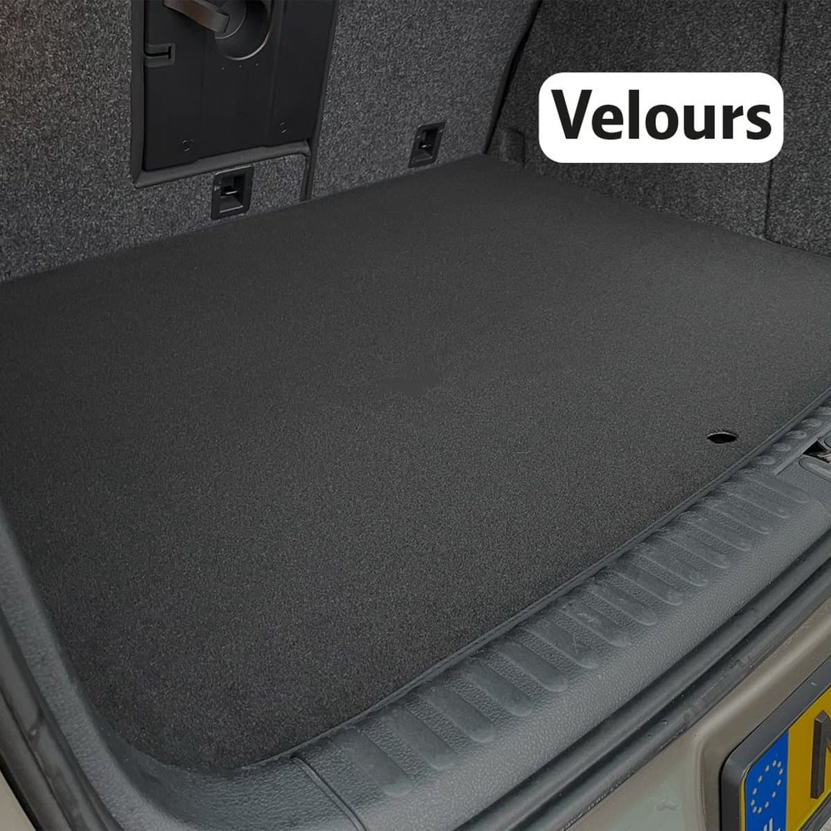 Tip-it Kofferbakmat Velours / Rubber Ford Focus 2011 - 2018 - Perfecte pasvorm - Aan twee kanten te gebruiken
