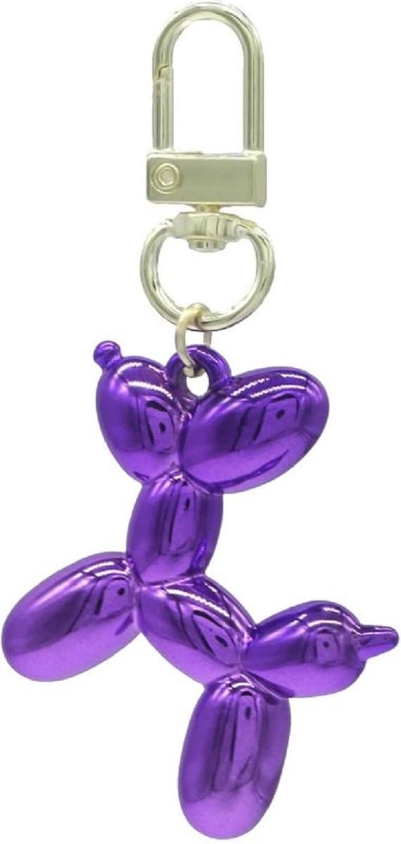 Een musthave deze grappige sleutelhanger in de vorm van een ballonnen geblazen hondje. In een opvallende kleur en hierdoor heel herkenbaar. Handig om aan bijv. een etui, school tas, of sleutelbos te hangen. Voor jezelf of als Cadeau.