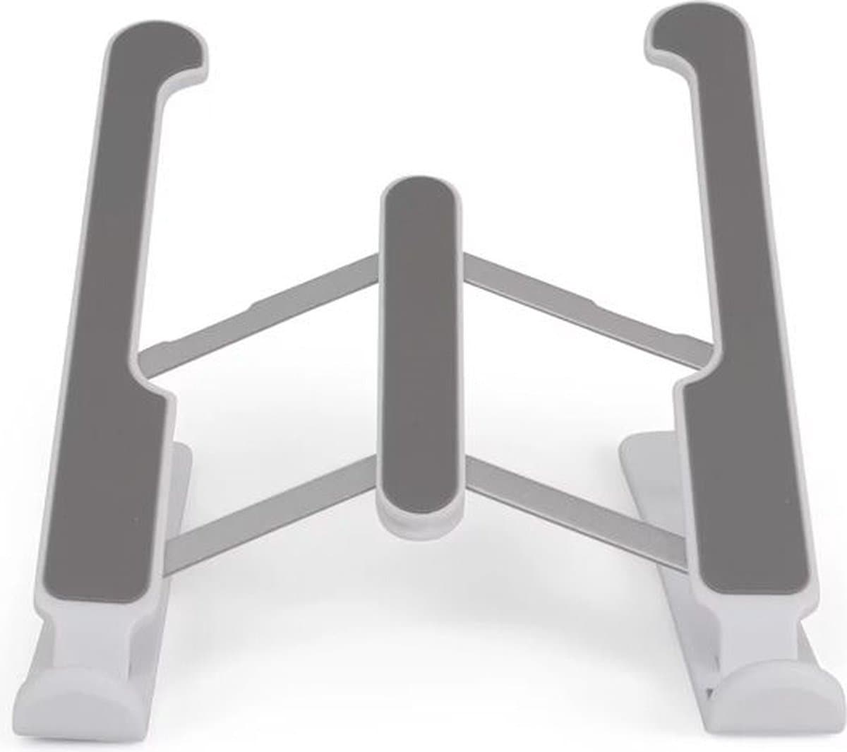 BRAINZ Verstelbare Laptopstandaard - Ergonomisch & Universeel - Zilver