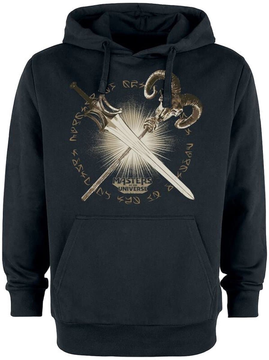 Masters Of The Universe Schwert von Grayskull vs The Havoc Stab Heren Trui met capuchon - zwart - 3XL