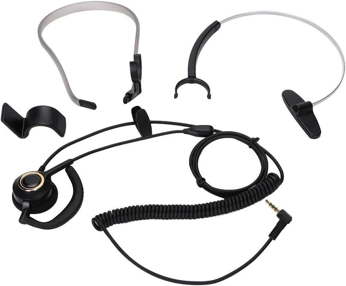 Callcenter Headset - Klantenservice Telefoon headset - Duidelijke Gesprekken Voeren - Ruisonderdrukkende Microfoon - 15 x 13 x 1 cm