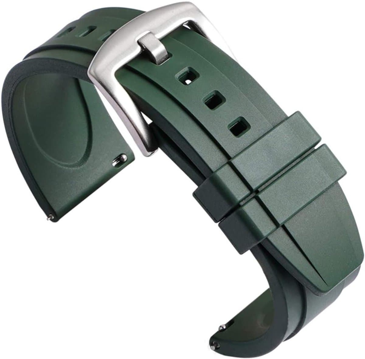 Waterdichte Horlogeband van 20mm van FKM Fluoro Rubber voor Galaxy Watch, Comfortabel en Duurzaam, Geschikt voor Diverse Modellen