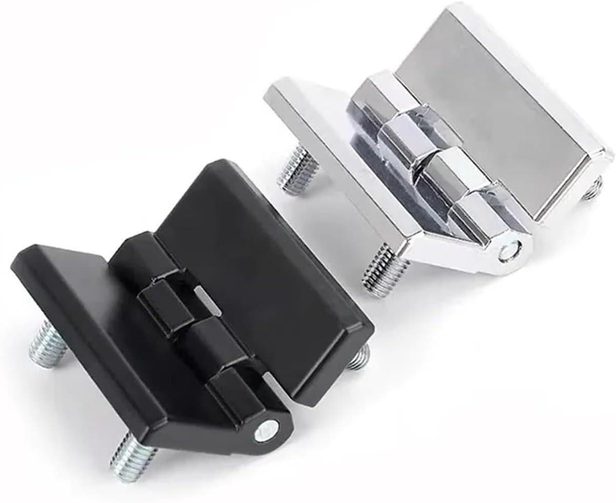 Meubel Scharnieren - Deur Scharnieren - Kast Deuren - Zinklegering Materiaal - 6 mm dik - Zwart
