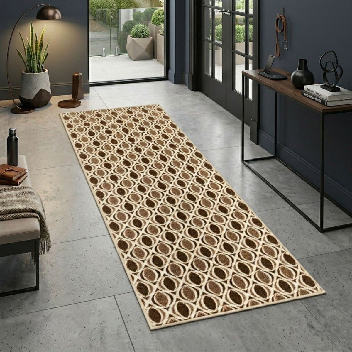 FLOORDIREKT Tapijtloper - Vloerkleed - Cork - Keukenloper - 80 x 300 cm