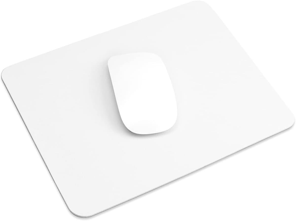 Premium PU Leren Muismat 250mm x 200mm Slim Waterdicht Rechthoekig met Antislip Onderkant voor Thuis, Kantoor en School - Ideaal voor Laptop en PC Gebruik
