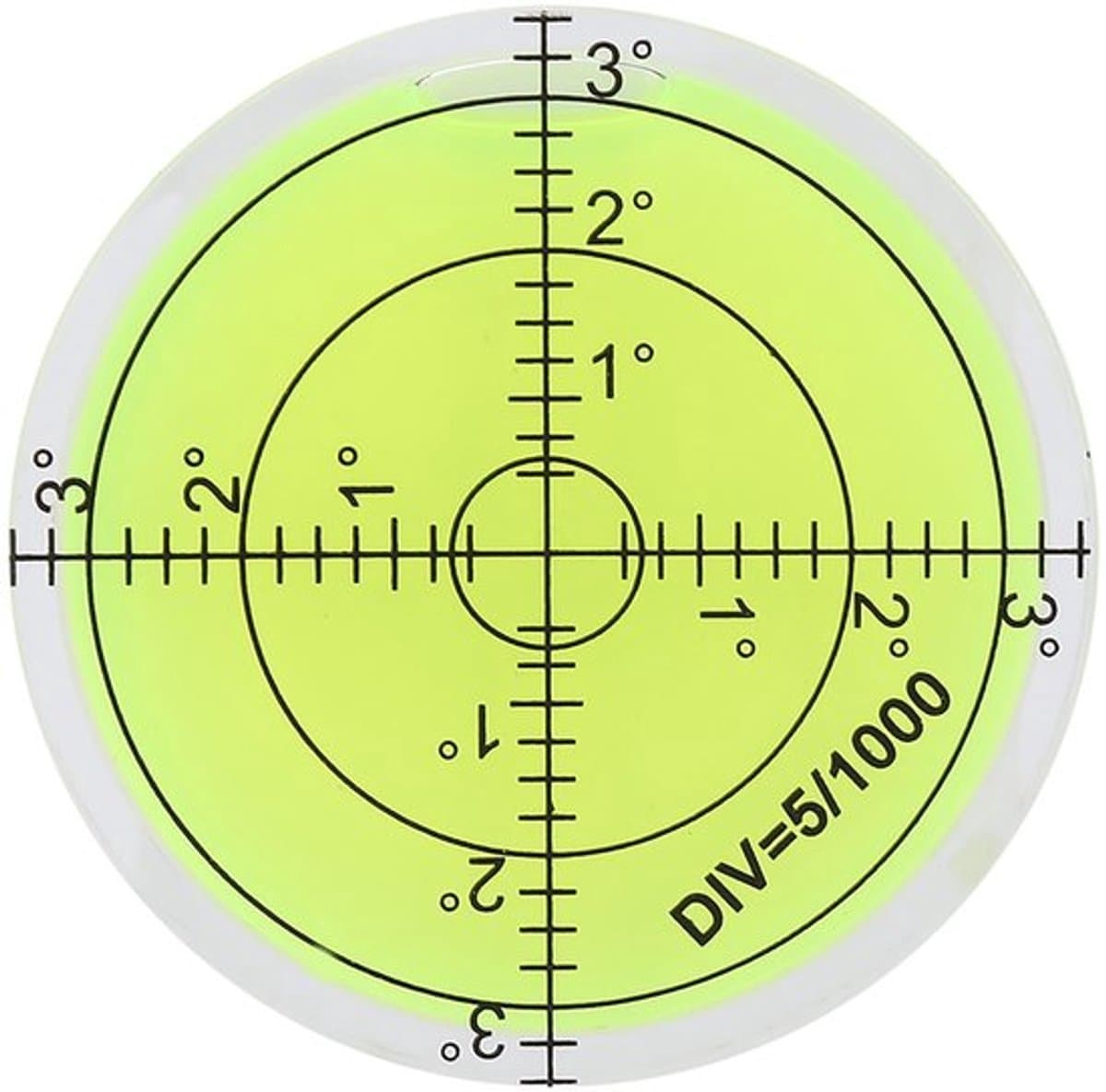 Zeer nauwkeurig meetinstrument van 60 mm met horizontale koepel en schaalverdeling voor de weegschaal van het cameraplatform