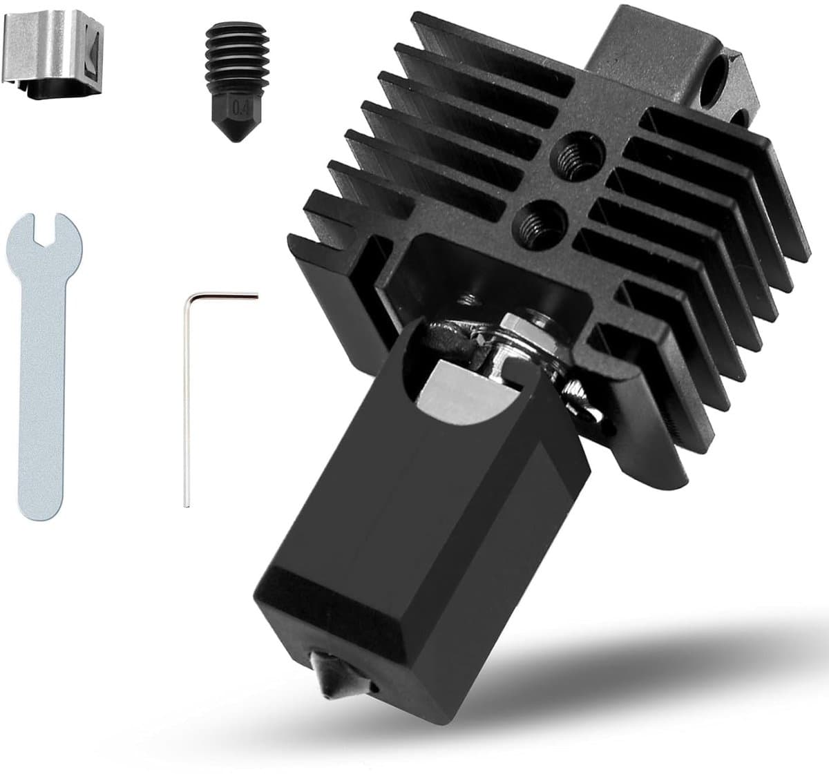 Solidchoice - Dailygoody - Bambu Lab X1/P1P Hotend - High Temp 500 ℃ - Upgrade voor 3D-printer - 1 stuk - Extra harde stalen spuitmond - Geschikt voor Bambu Labs X1
