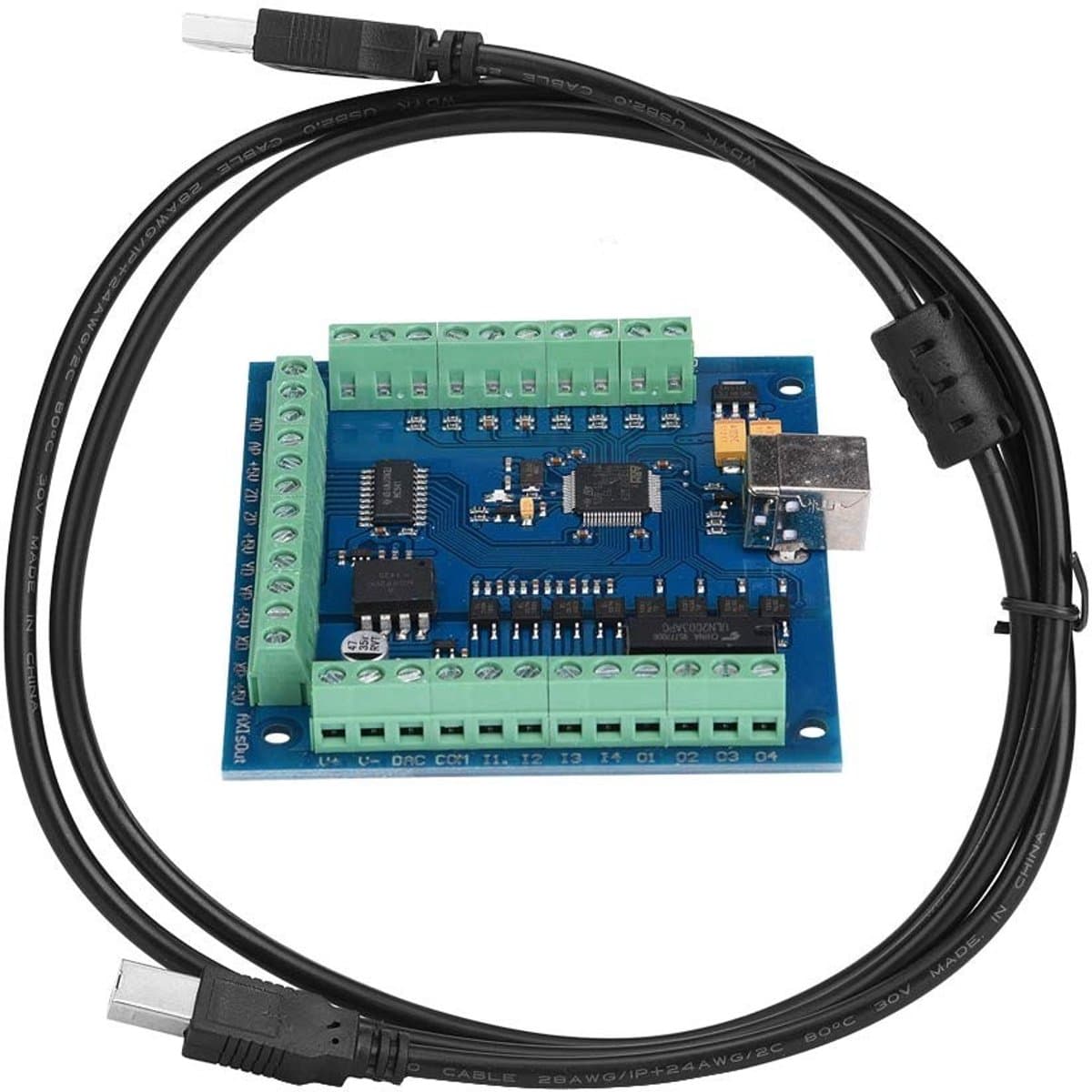 Allecto - MACH3 Motion Card - USB Motion Controller - Compact en gebruiksvriendelijk - Geschikt voor graveren - 100 KHz - Met status LED - Voor...