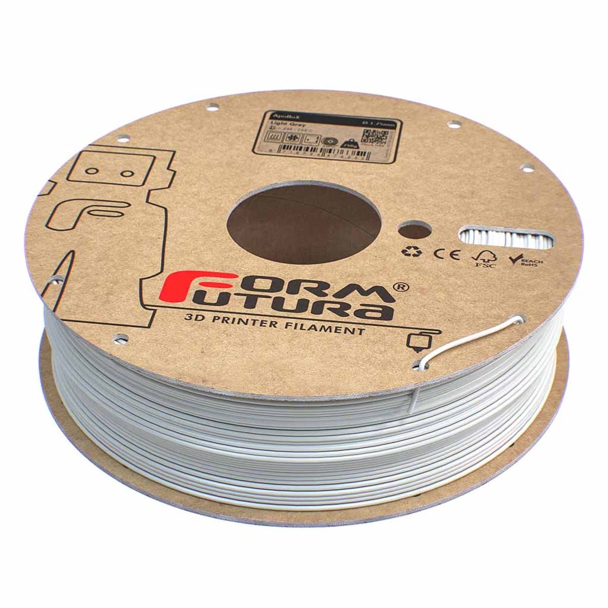 Formfutura ApolloX Light Grey (750 gram - 1.75mm)