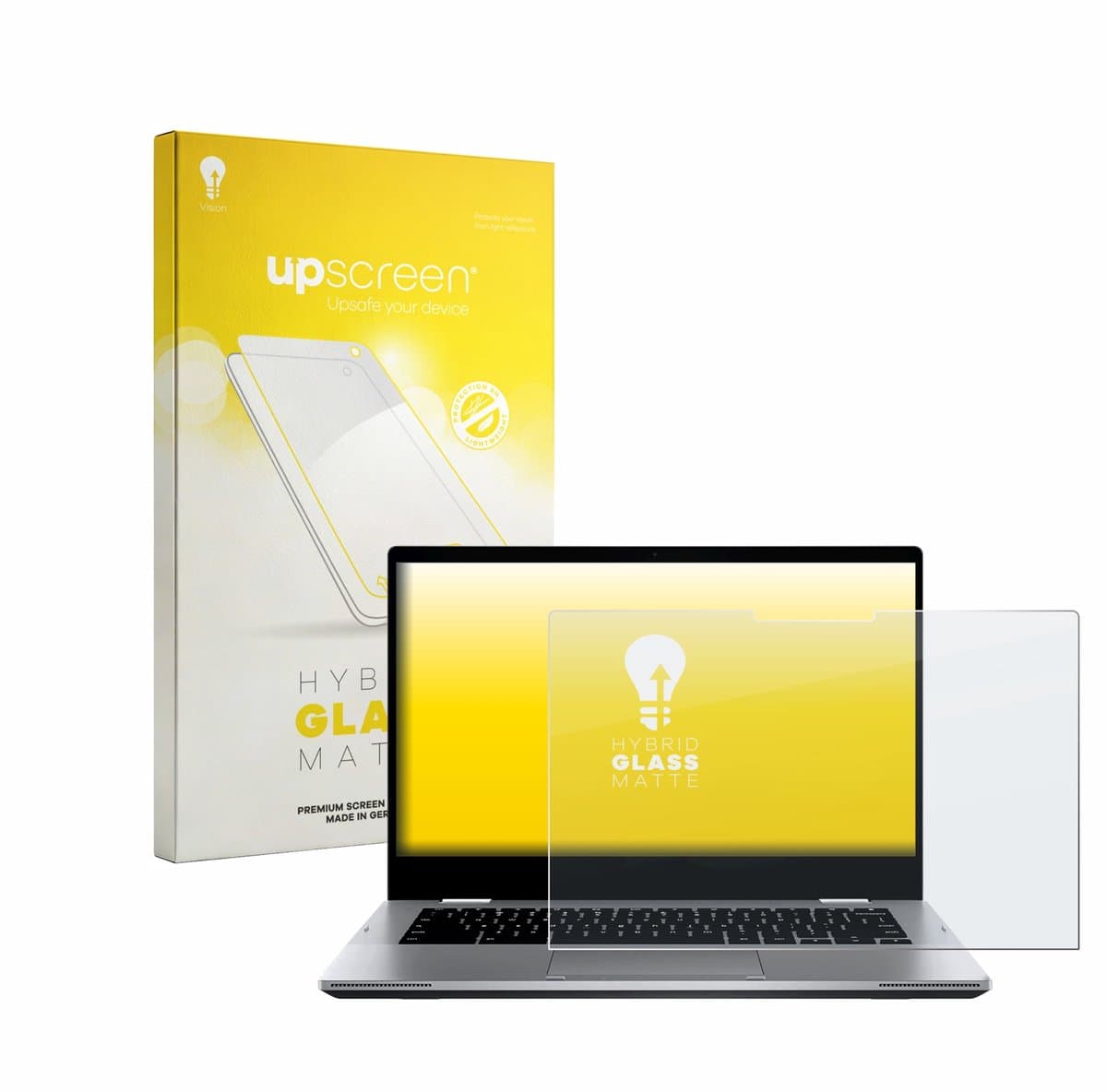 upscreen - Screenprotector voor ASUS Chromebook Flip CX1 CX1400FKA - Folie Beschermfolie Beschermglas matte
