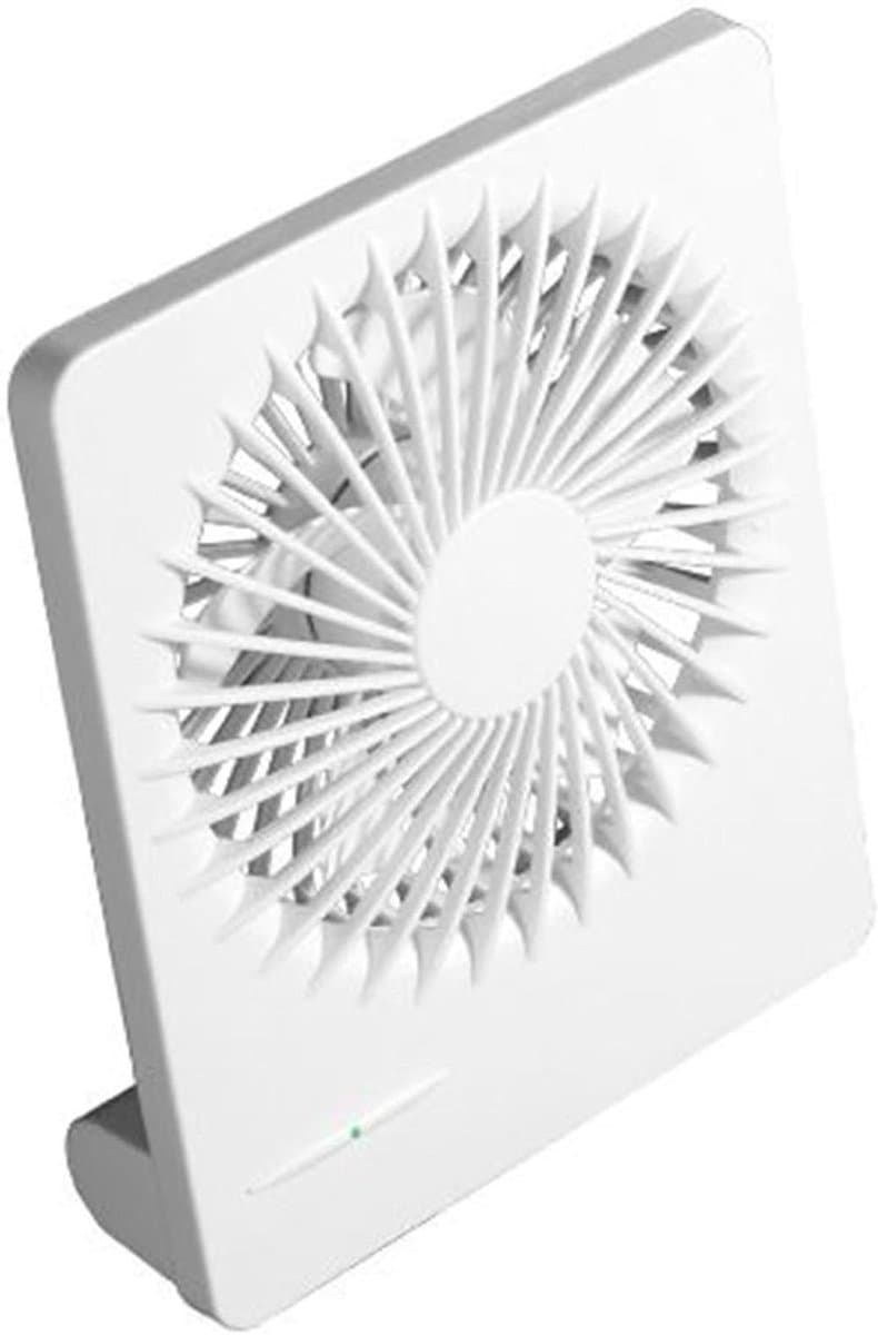 Elektrische Bureauventilator - Tafelventilator Koeler - Persoonlijke Verkoeling - Drie Snelheden Instelbaar - 5x15x5 cm - Wit