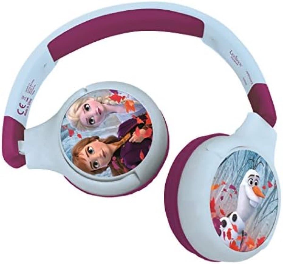 2-in-1 Bluetooth en Bedrade Kinderhoofdtelefoon, Stereo, geluidsbeperking, opvouwbaar, verstelbaar, meisje