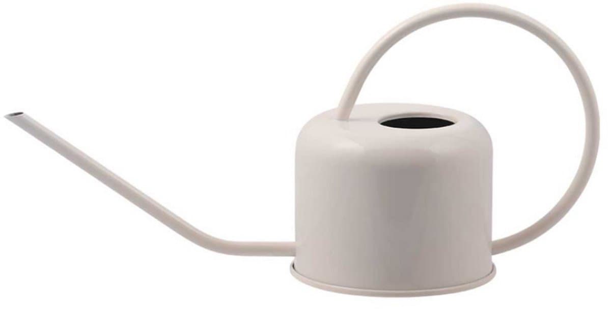 PLINT Retro RVS Gieter – 1000 ml – Lange Tuit – Kamerplanten Gieter Binnen – Roestvrij Staal – 38 cm- Crème