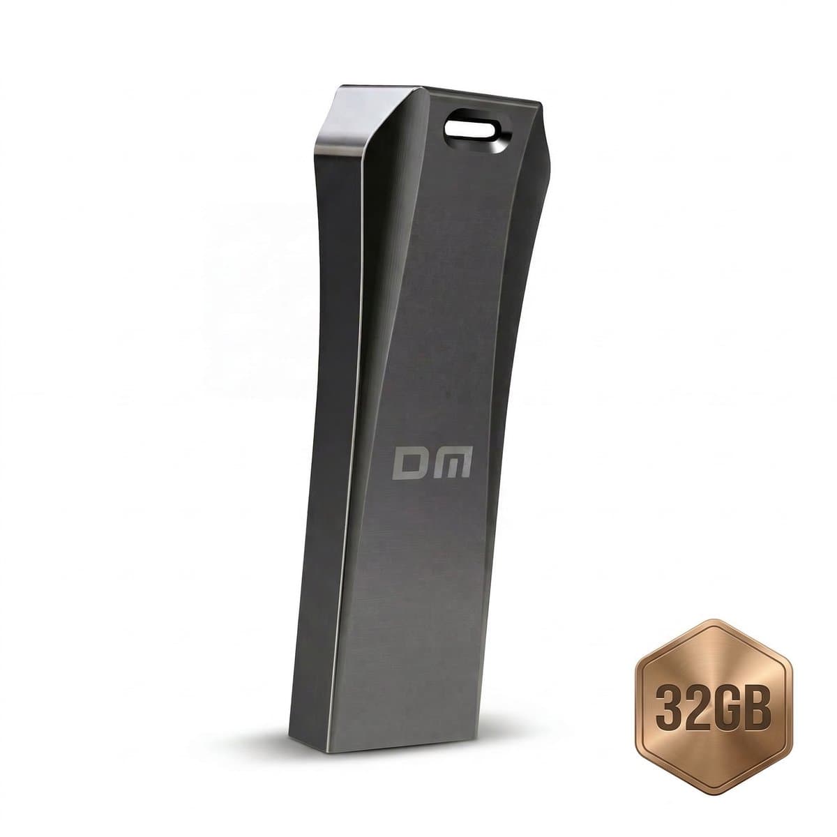 DM USB Stick 32GB - Flash Drive 32GB Metaal - USB 3.2 Pen Drive Sleutelhanger - 130MB/s