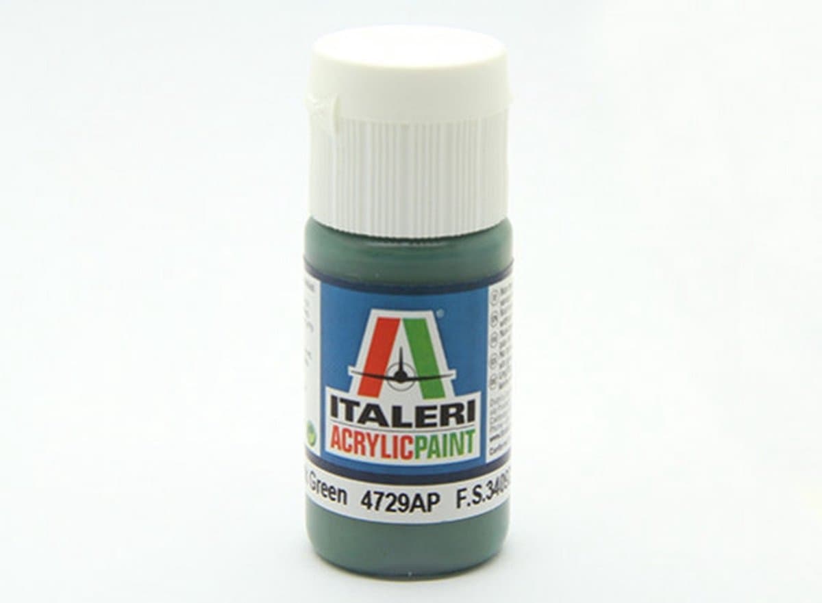 Italeri 4729ap - Flat Euro I Dark Green - Modelbouwverf Acryl
