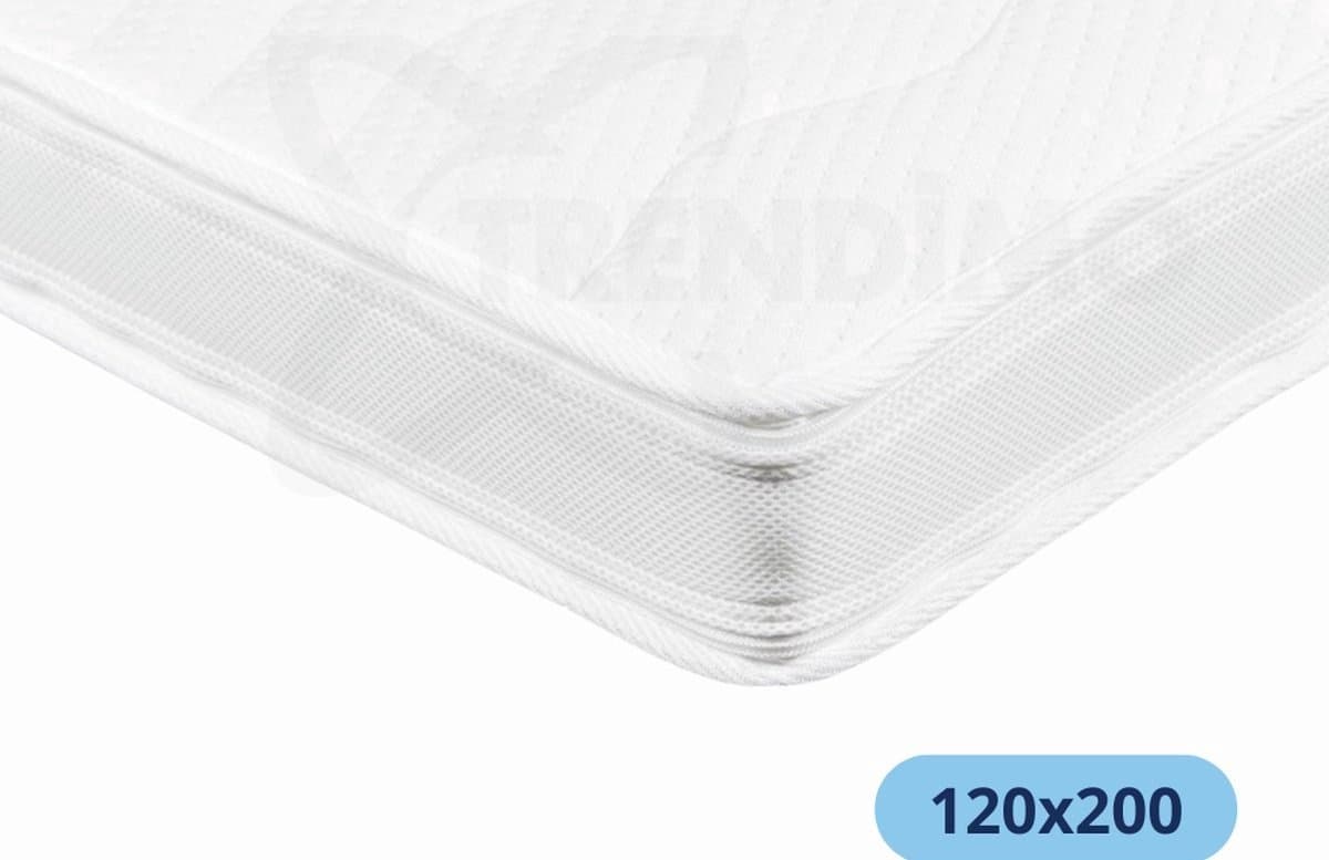 Topper 120x200 XXL Bamboo 4D Topper - HR 45 - Topmatras - 11cm dik - Matras Antibacterieel - Orthopedisch