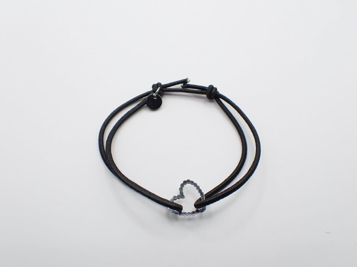 Colure® vriendschaparmbandjes Hart allebei zilver