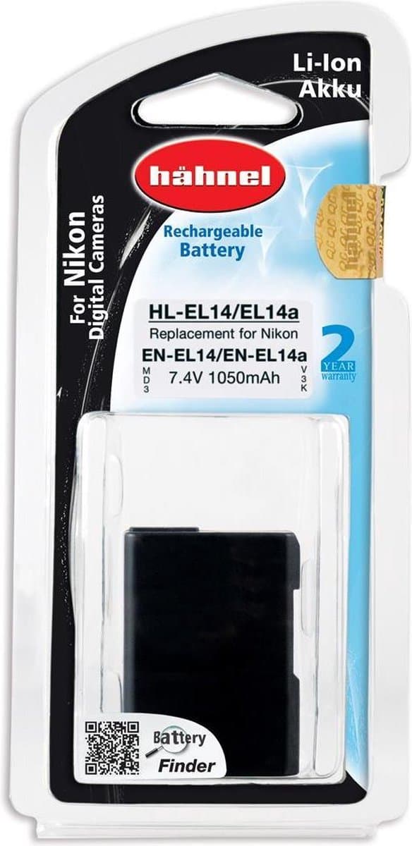 Hähnel HL-EL14 accu - Nikon EN-EL14 model