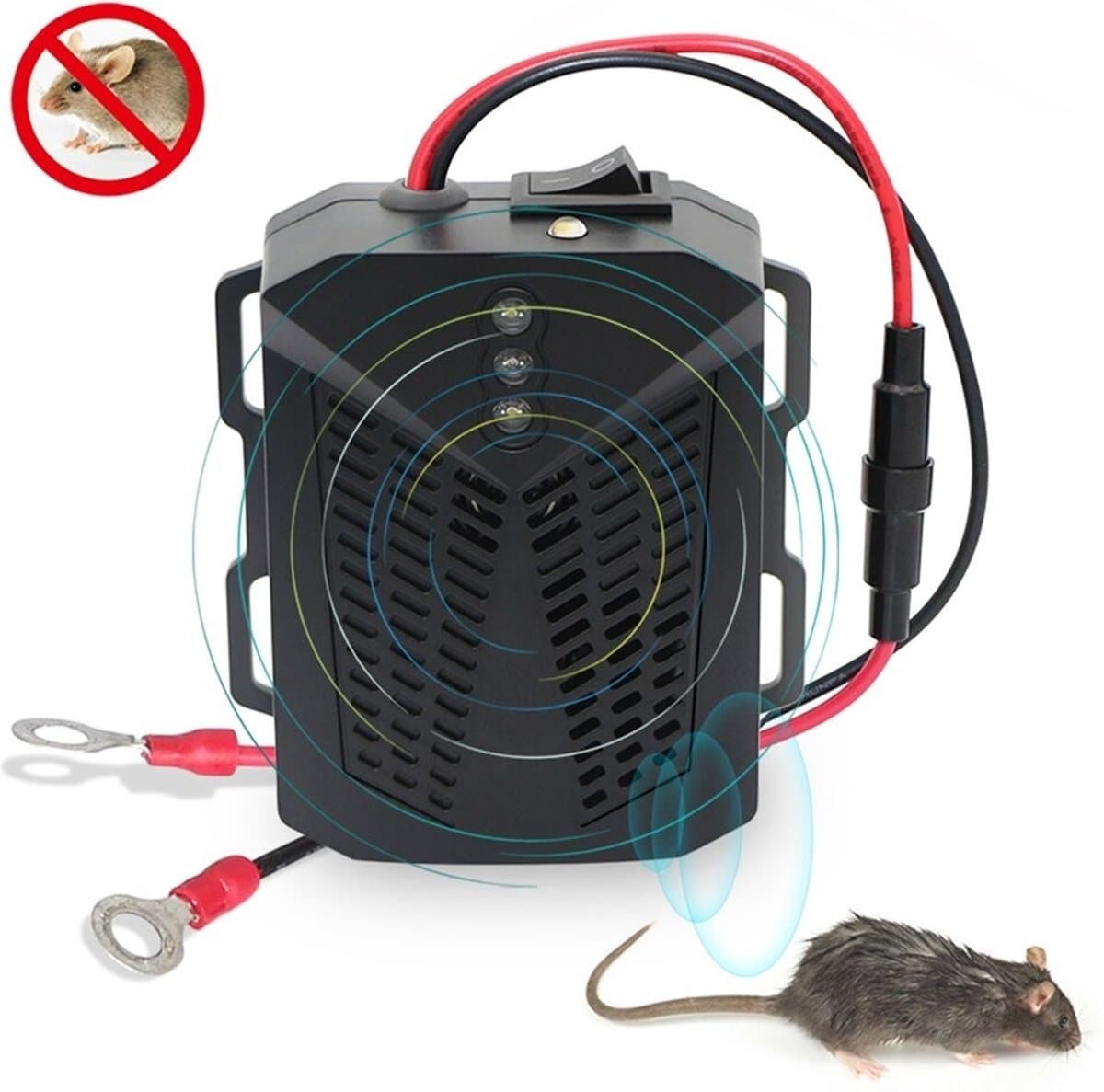 VCTparts® Elektronische Ultrasone Marter / Ratten / Muizen Verjager voor Auto