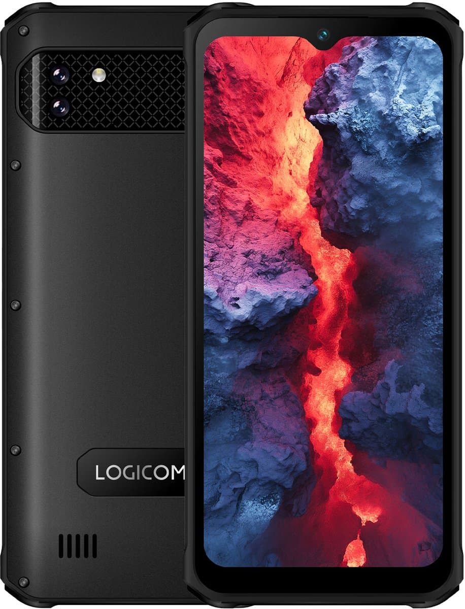 Logicom - Xtrem 650 - Robuuste Smartphone - 6.5" - Android 14 - 128GB - 10.000 mah - Water & Schokbestendig - Dual SIM