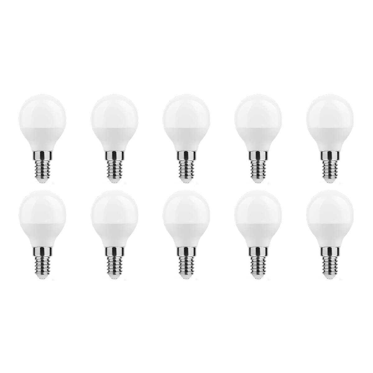 Technik E14 LED Lamp 4.9W - 470lm - 6000K - Daglicht Wit - LED Globe Mini P45 - Vervangt 40W Halogeen Gloeilamp - 10 stuks