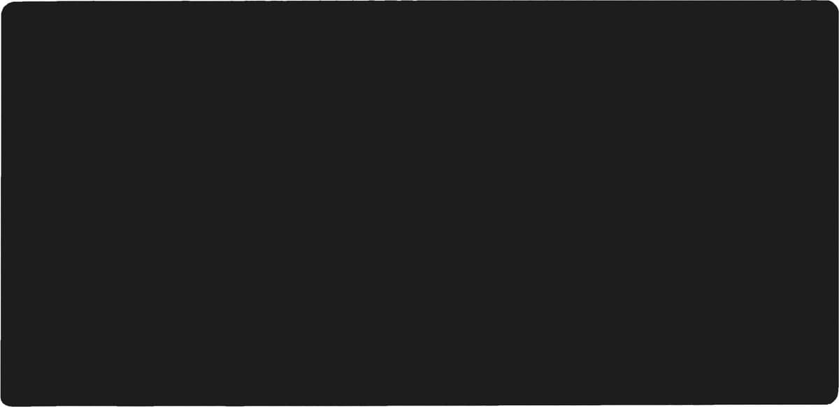 NOOBLU Tafelloper DUBL - Senso Midnight black - Lengte: 85 cm, Aantal: 1 tafelloper
