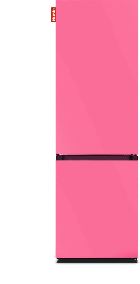 NUNKI LARGECOMBINF-ABUB Combi Bottom Koelkast, D, 182+71, Bubblegum Pink Satin All Sides