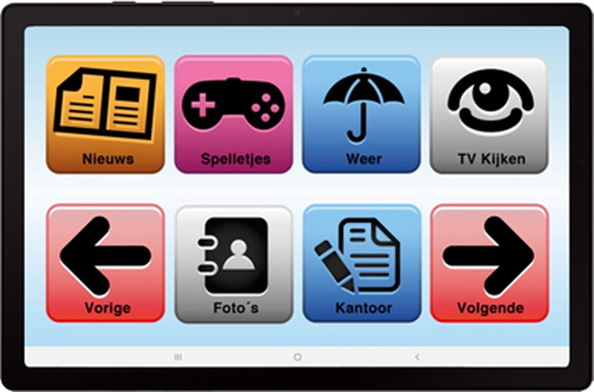SeniorenTAB SA9W - Senioren Tablet - op basis van Samsung - 64GB - 11 inch - Wifi - tablet voor ouderen