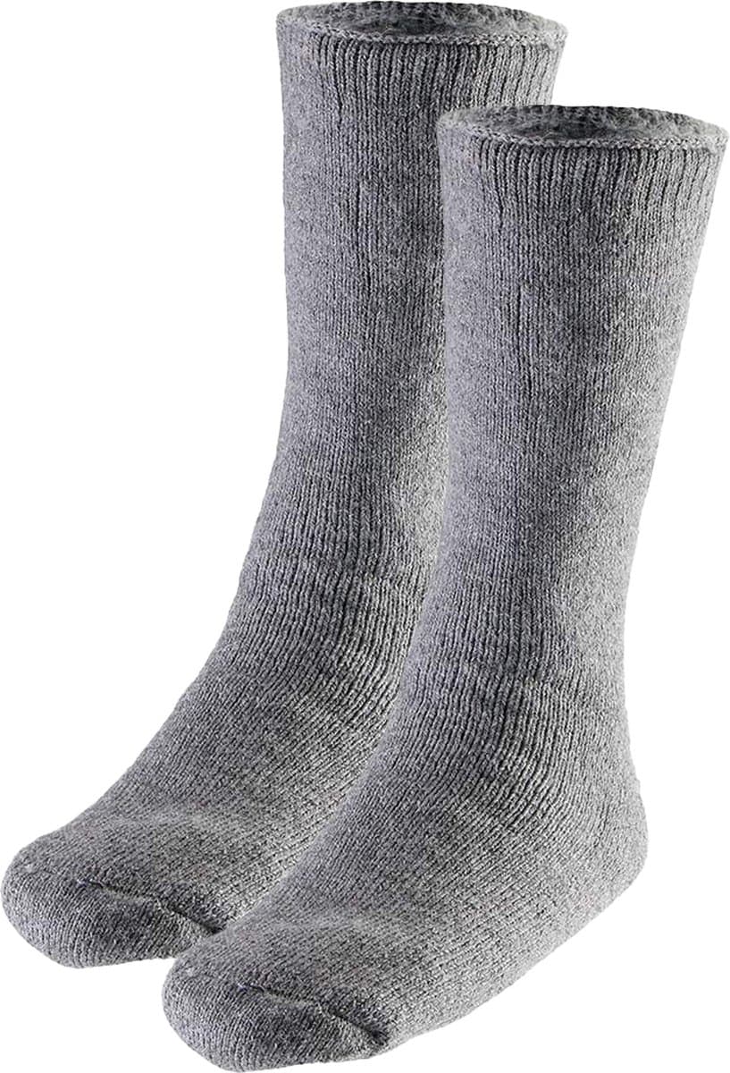 Heatkeeper - Thermo sokken heren - 2-Paar - 41/46 - Medium Grijs - Thermosokken - Thermosokken heren 43 46