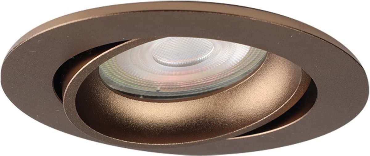 LED inbouwspot Rhyme rond brons - Dimtone - dimbaar - 2 jaar garantie