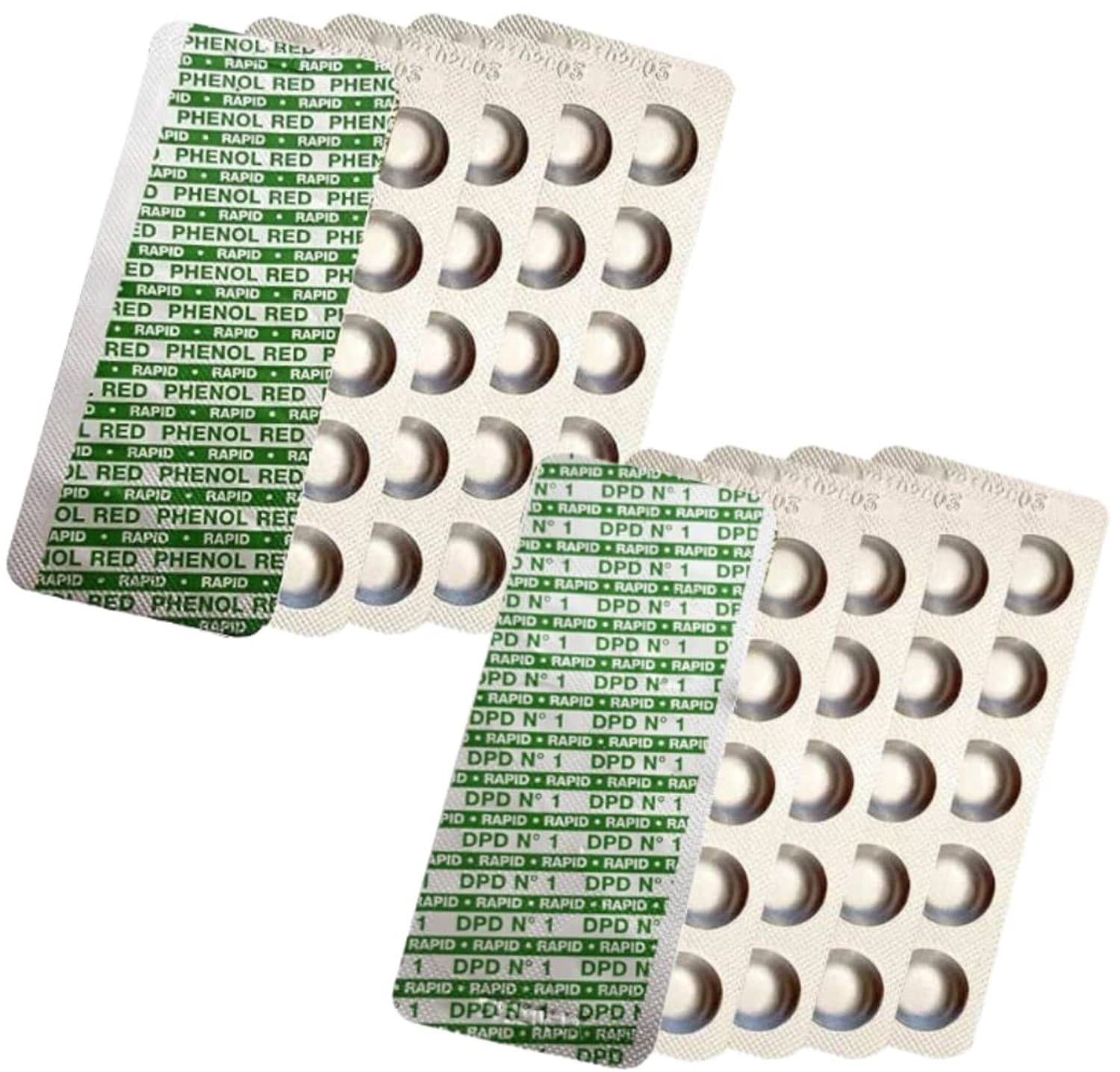 Testtabletten voor Wateranalyse (2x50 tablets)