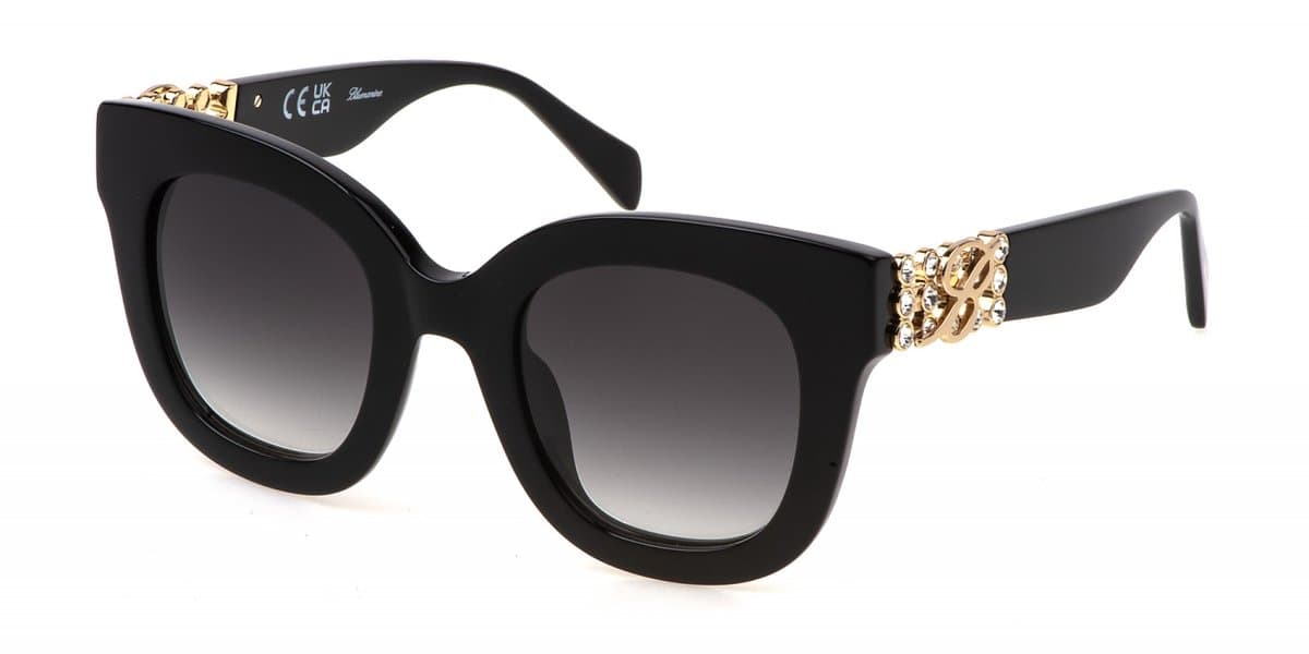 Blumarine SBM862S Nero lucido 49/25/140 WOMAN Zonnebrillen