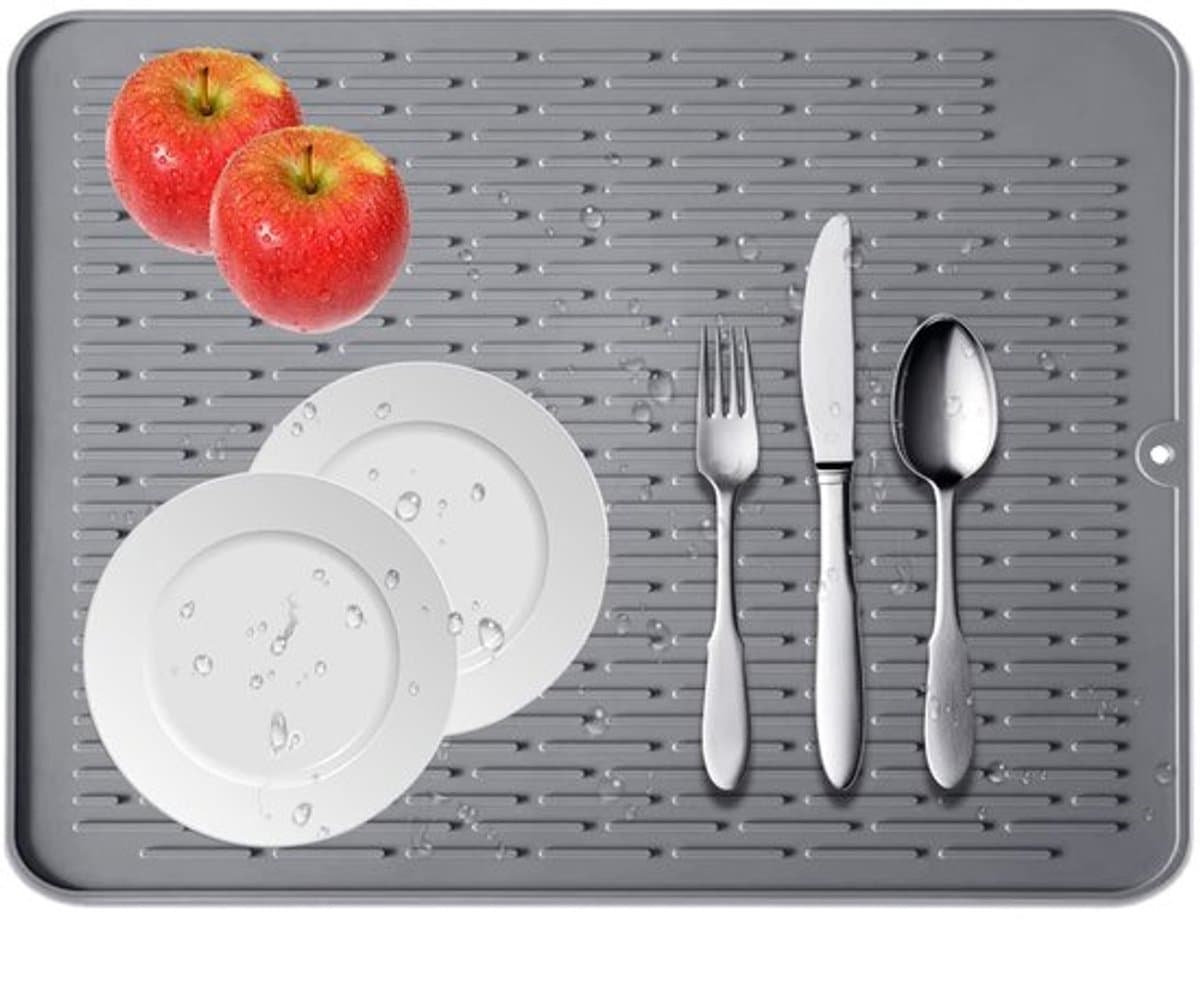 Dailygoods - Dailygoody - Siliconen Afwasmat - Antislip - Hittebestendig - Grijs