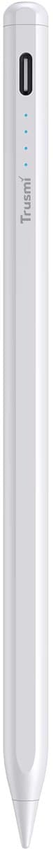 Trusmi SP01-01 iPad Touch Stylus Pen Pro – Geschikt voor iPad Modellen 2008–2024 – 8 Uur Gebruikstijd – 360 Dagen Standby – 40 Min Oplaadtijd – 3.7V 100mAh