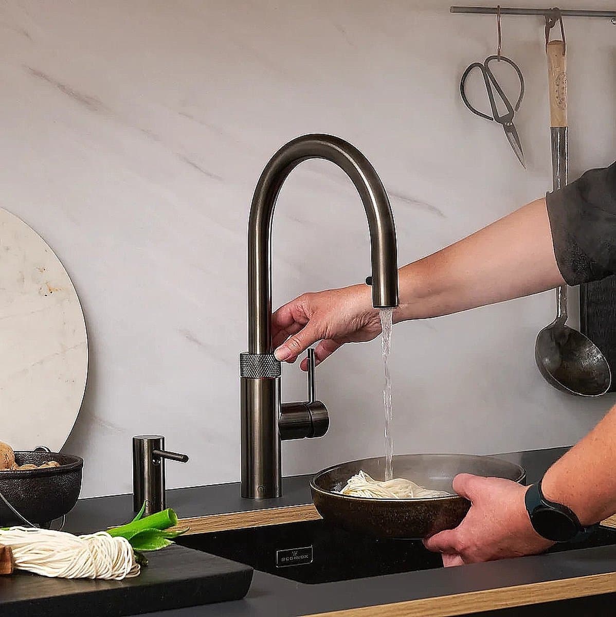 Quooker Flex Gun Metal met Combi Boiler
