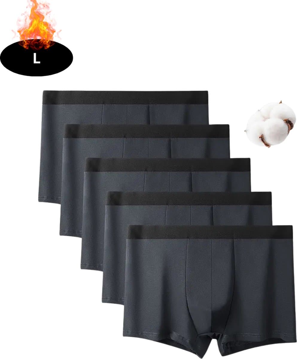 Nivard Onderbroeken Heren - Boxershort - Ondergoed - Boxer - Underwear - Mannen - 5 Pack - Grijs - L