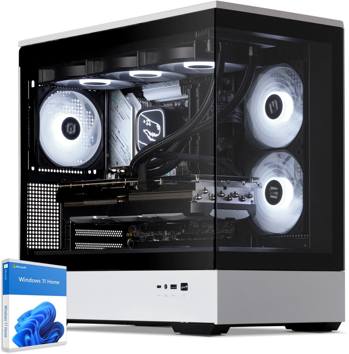 Sedatech Pro Gaming PC Waterkoeling Vision XL • Intel i5-14600KF 14x 3.5GHz • Geforce RTX5080 • 32Gb DDR5 • 2Tb SSD M.2 • WiFi • Bluetooth, USB C • Windows 11 • Desktop computer