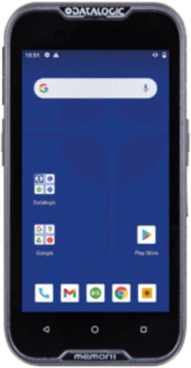 Datalogic Memor 11, 2D, 12.7 cm , GPS, Gun, USB-C, BT, WLAN, Android, kabel (USB), GMS, zwart