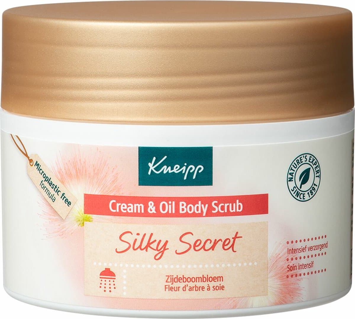 Kneipp Silky Secret crème&olie lichaamsscrub 200 ml