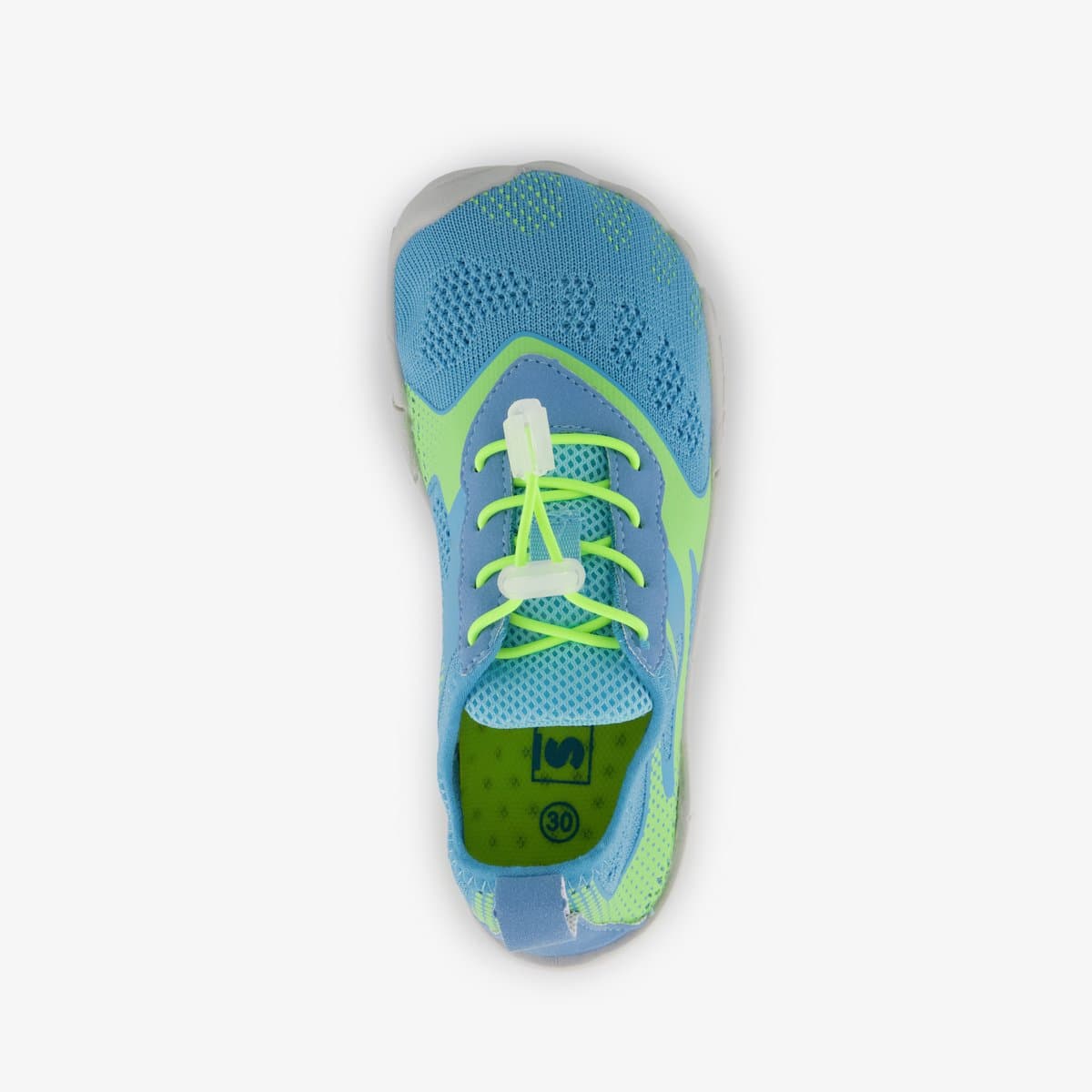 Kinder waterschoenen blauw groen - Maat 29 - Uitneembare zool