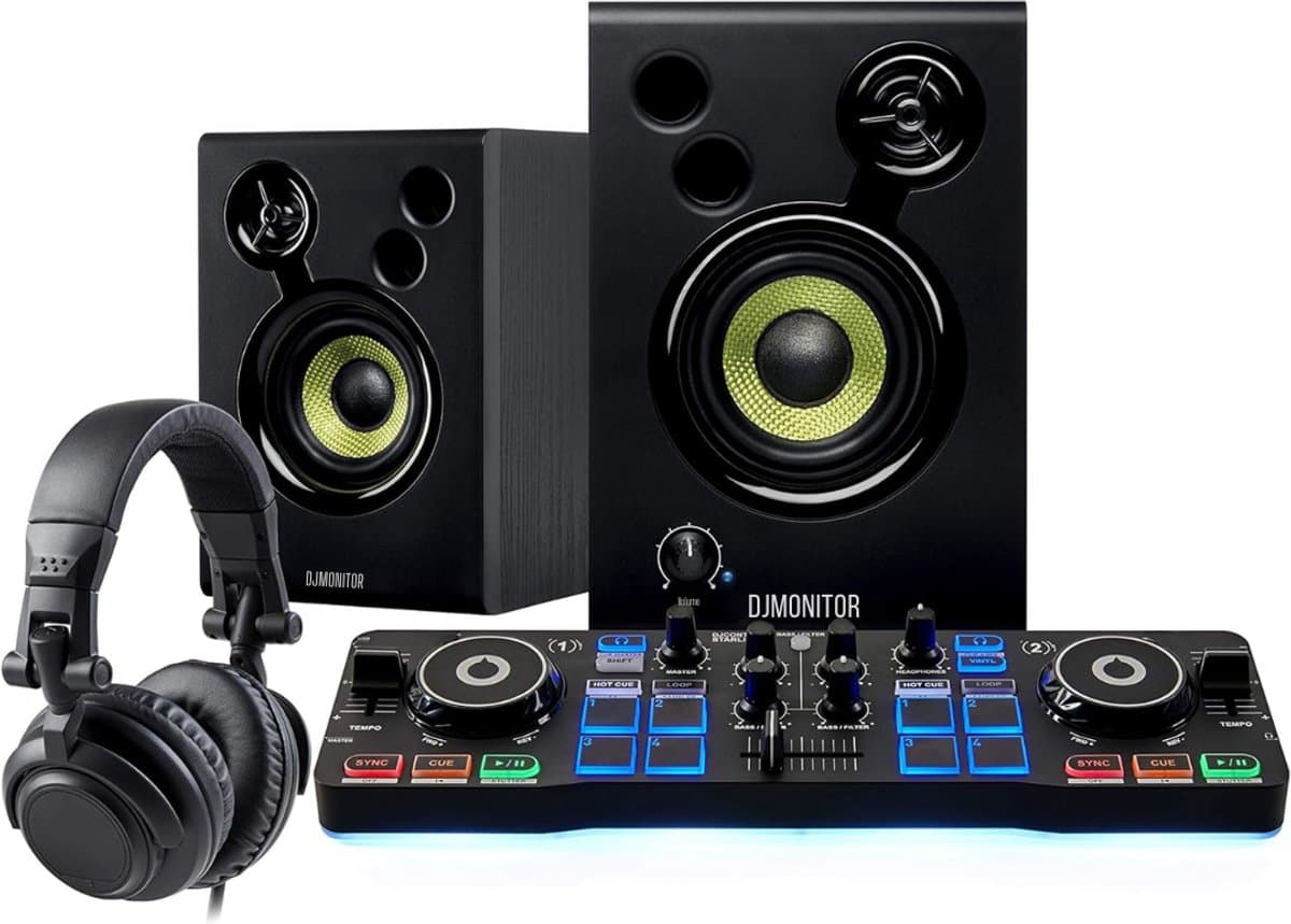 MIRA® DJ Controller - DJ - Controller - Zwart - 14cm x 16cm x 20cm