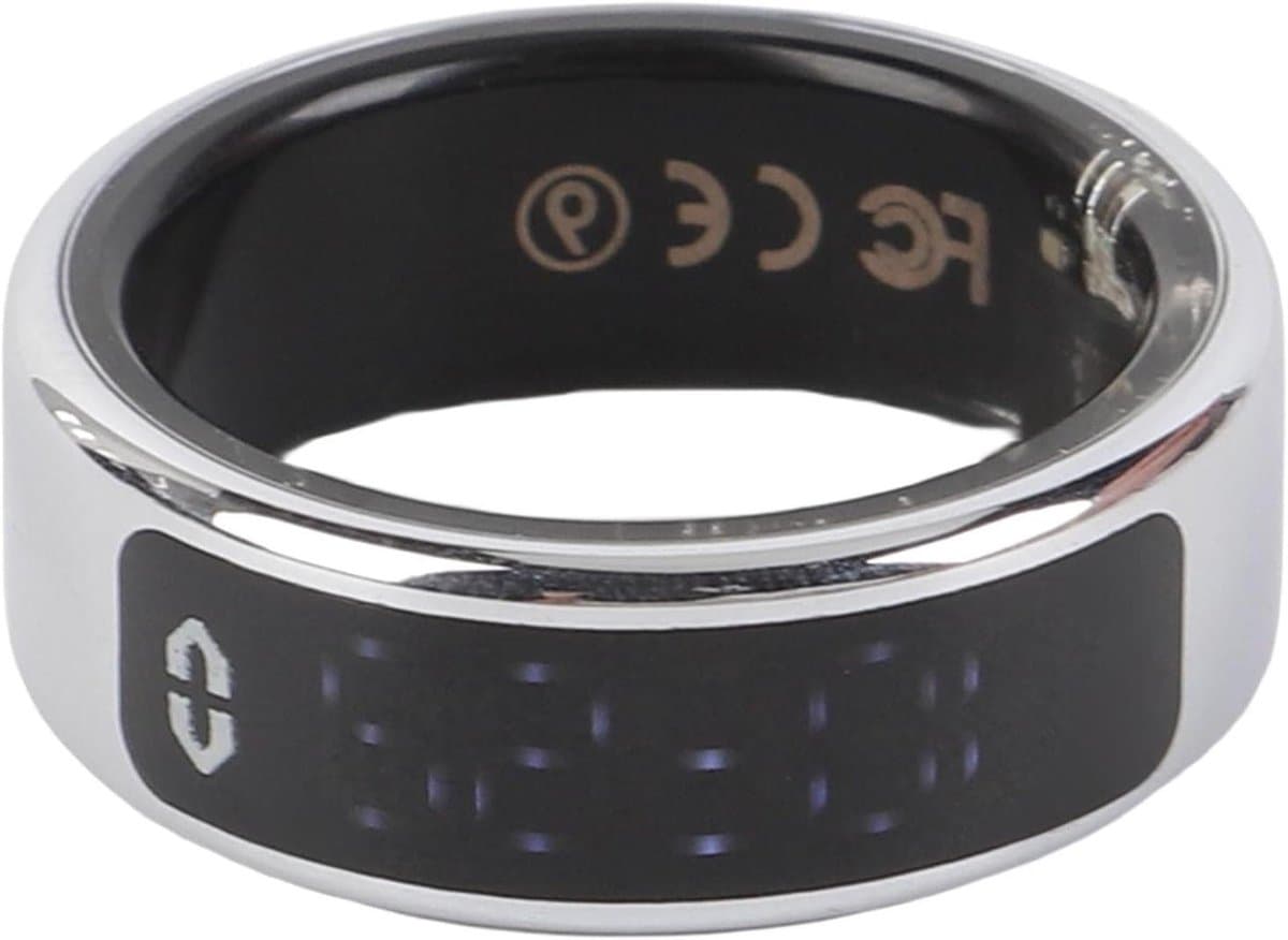Slimme Ring - Fitness Tracker - Sportactiviteiten Volgen - Waterdicht Display - ID 181 mm - Zilver